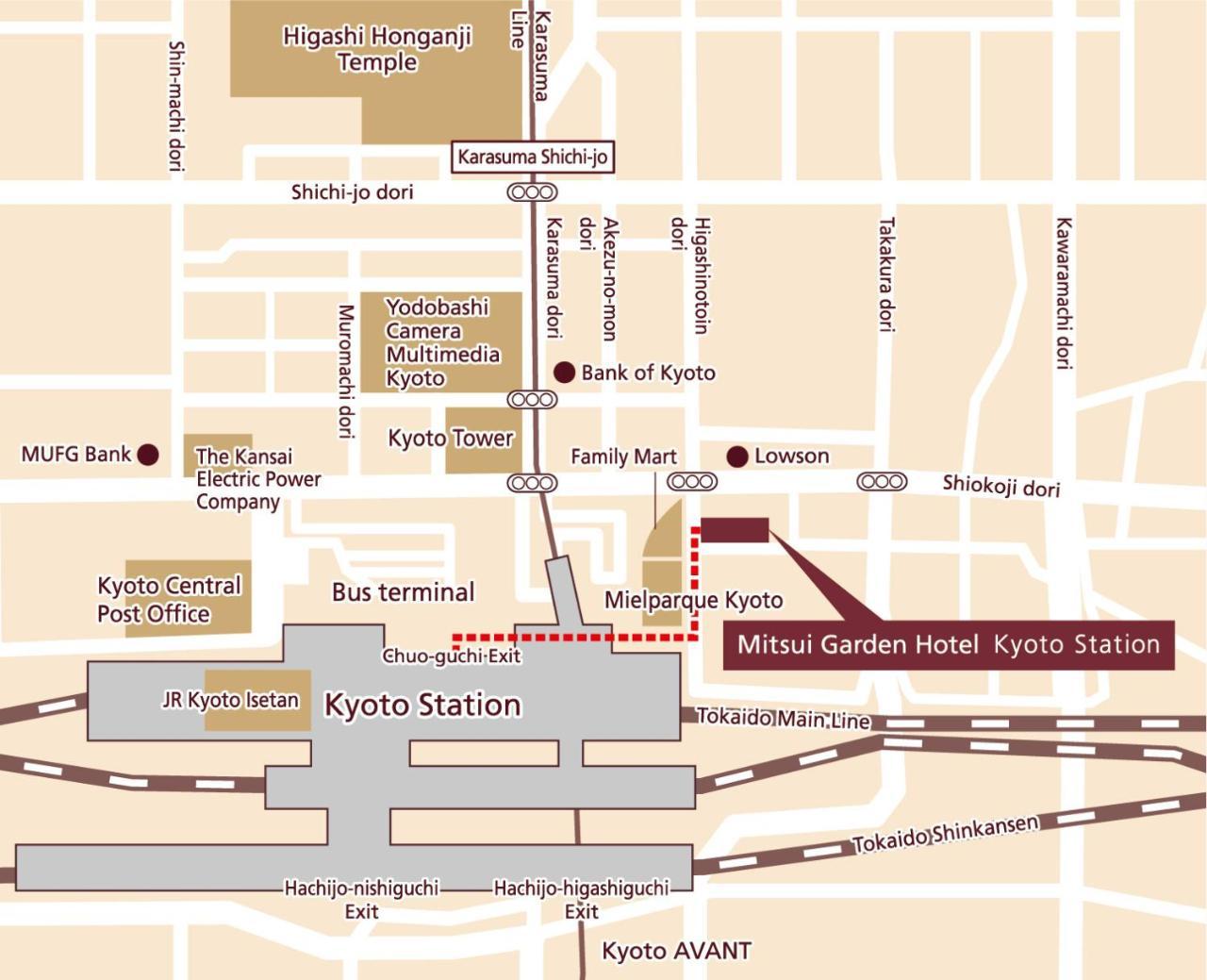 Mitsui Garden Hotel Kyoto Station Ngoại thất bức ảnh